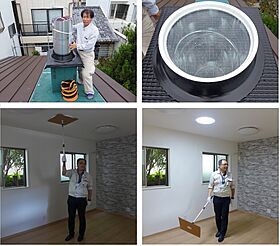 株式会社建築システムの施工事例「うなぎの寝床克服!建て寄せ工法と太陽光照明システム採用二世帯狭小住宅【247】」の画像1