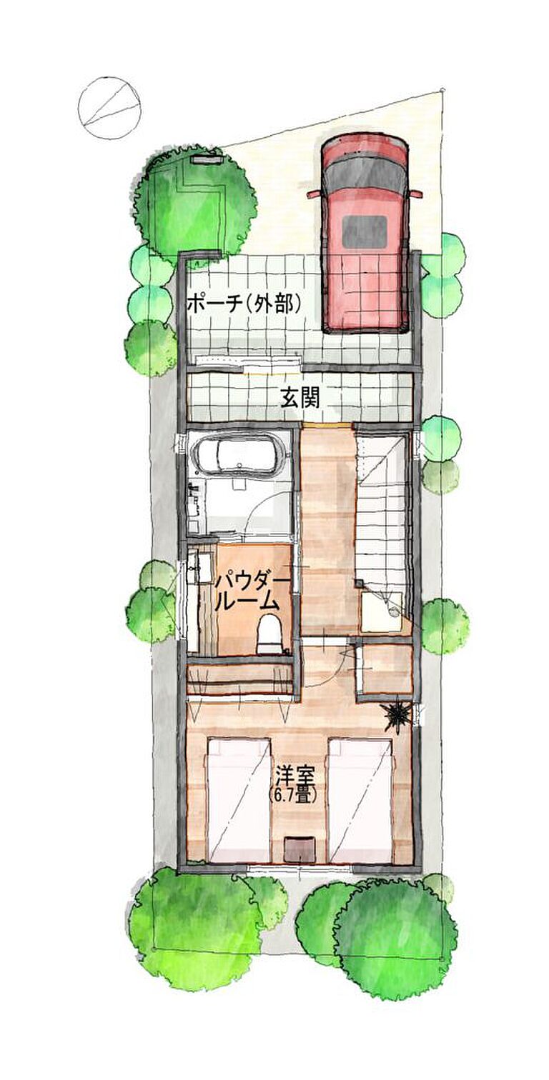 建築工房ピネストの公式画像_1階2