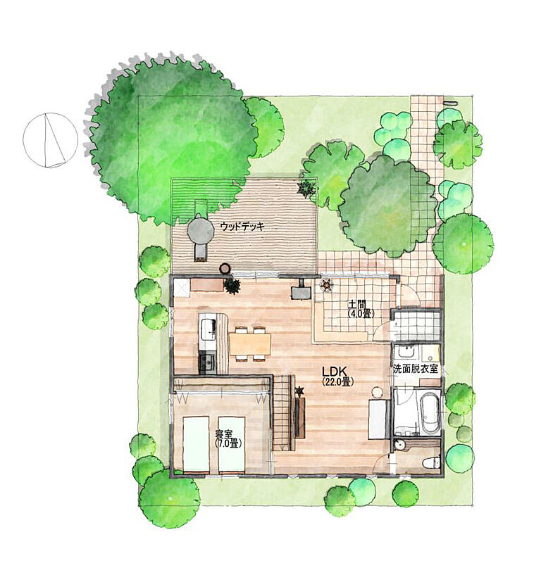 建築工房ピネストの公式画像_1階2