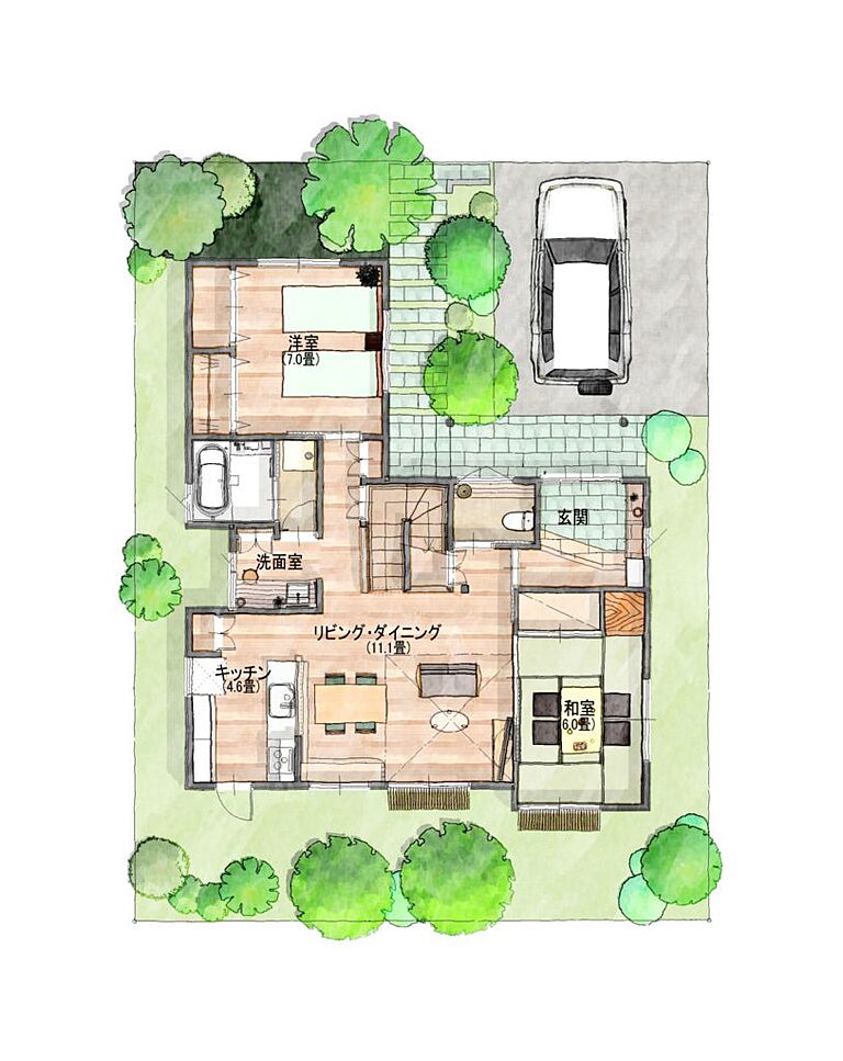 建築工房ピネストの公式画像_1階2