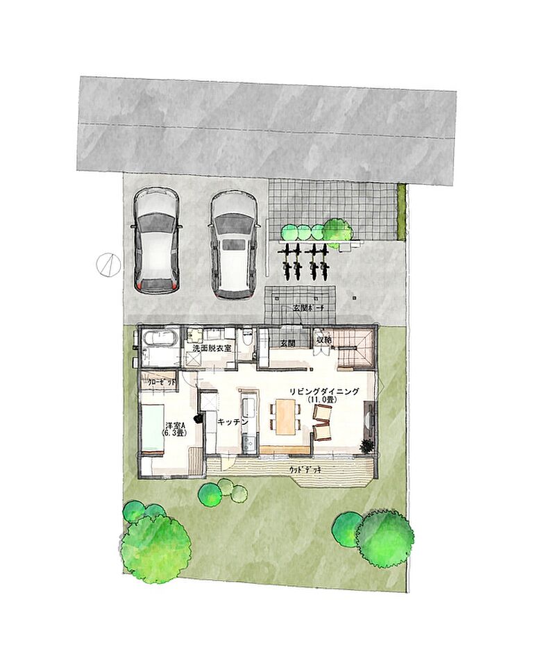 建築工房ピネストの公式画像_1階2