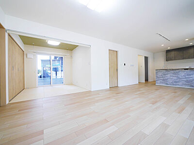 和風・和モダンスタイルのリビング タナカホームズの事例画像