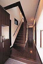 木の家スタイルの玄関 川木建設株式会社の事例画像