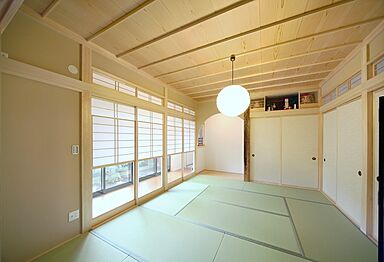 川木建設株式会社の施工事例「木にこだわった純和風の平屋住宅」の画像4