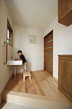 木の家スタイルの玄関 川木建設株式会社の事例画像