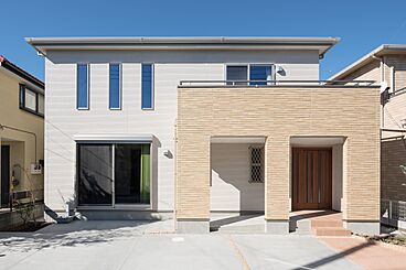 川木建設株式会社の施工事例「大きな吹き抜けリビングのあるユニバーサルデザイン住宅」の画像