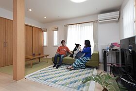 川木建設株式会社の施工事例「センターキッチンを中心に愛犬と暮らす家」の画像4