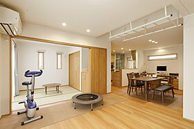 川木建設株式会社の施工事例「雲梯やのぼり棒がある、人を楽しませてくれる家」の画像2