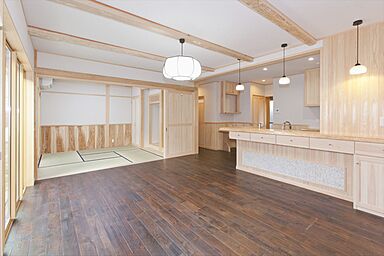 有限会社鳥越住建の施工事例「古民家風 広々とした玄関土間がある平屋住宅」の画像4