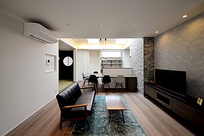 シンプルモダンスタイルのリビング DETAIL HOME(ディテールホーム)の事例画像