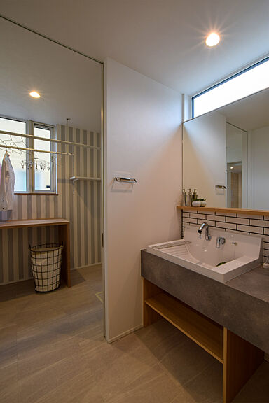 DETAIL HOME(ディテールホーム)の施工事例「変形地に建つ、家事楽ナチュラルハウス」の画像4