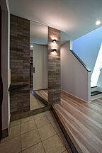 シンプルモダンスタイルの玄関 DETAIL HOME(ディテールホーム)の事例画像