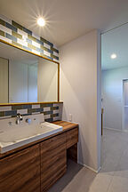 シンプルモダンスタイルの洗面所 DETAIL HOME(ディテールホーム)の事例画像