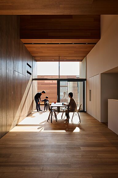 DETAIL HOME(ディテールホーム)の施工事例「筒形が生み出す開放感とプライベート空間」の画像5