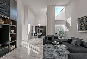 【高級住宅専門】アーネストアーキテクツ株式会社の施工事例「外界を断った家族だけの空間」の画像1