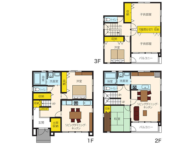 アキュラホーム(AQ Group)のこだわり・特長「3階建て住宅」の画像2