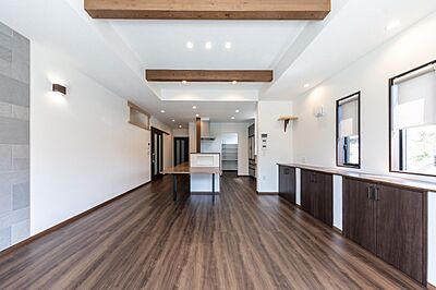 木の家スタイルのリビング 臼幸産業株式会社の事例画像