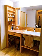 木の家スタイルの洗面所 有限会社大元工務店の事例画像