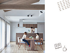 【パナソニックビルダーズグループ】丸良木材産業株式会社のカタログ「「平屋の家づくり」が分かる!カタログ&事例集|勾配天井や広いリビングの間取り【2200万円~の家づくり】」の画像4