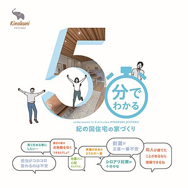 紀の国住宅株式会社のカタログ「5分でわかる紀の国住宅の家づくり」の画像