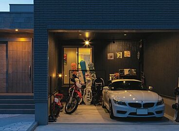 トヨタホームのカタログ「IMPRESS vol.38(ガレージのある家)」のメイン画像