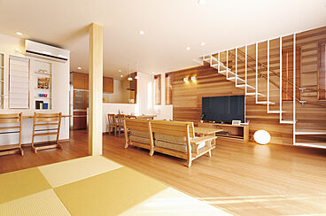 川木建設株式会社のカタログ「子どもがすくすく育つ家」のメイン画像