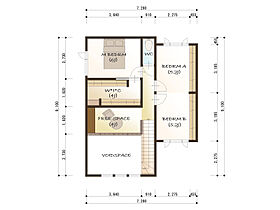 KOYO ARCHITECTS松山平井NEOモデルハウスの間取り図2