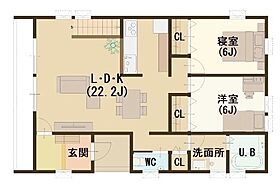 KOYO ARCHITECTS新居浜西の土居平屋モデルハウスの間取り図1