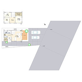 ユニテハウス山形鶴岡市美咲町展示場の間取り図1