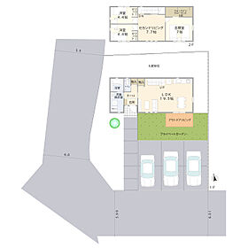 ユニテハウス山形米沢市中田町建売の間取り図1