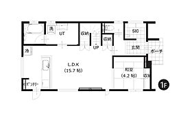 株式会社ロゴスホーム(東北)【青森】田向檀ノ平|モデルハウスの間取り図1