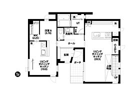 株式会社ロゴスホーム(北海道)【札幌】新琴似7条9丁目|モデルハウスの間取り図1