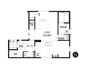 株式会社ロゴスホーム(北海道)【札幌】東区北22条東23丁目|モデルハウスの間取り図1