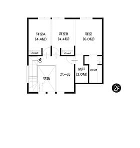 株式会社ロゴスホーム(北海道)【札幌】厚別区青葉町15丁目|モデルハウスの間取り図2