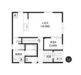 株式会社ロゴスホーム(北海道)【札幌】北区新琴似12条7丁目|モデルハウスの間取り図1