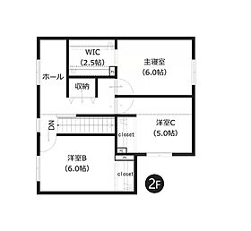 株式会社ロゴスホーム(北海道)【札幌】北区新琴似12条7丁目|モデルハウスの間取り図2