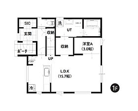 株式会社ロゴスホーム(北海道)【札幌】発寒13条5丁目|モデルハウスの間取り図1