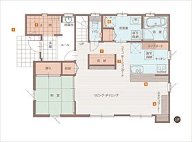 遠州鉄道 遠鉄ホーム掛川住宅プラザ|セミオーダー型ブライト-Sの間取り図1