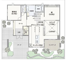 東亜ハウス株式会社アスタ展示場モデルハウスの間取り図1