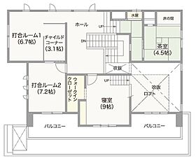 東亜ハウス株式会社アスタ展示場モデルハウスの間取り図3