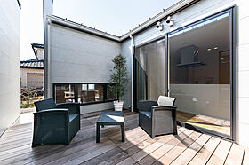 平屋生活見附市上新田町モデルハウス|「中庭」のある平屋生活の画像6