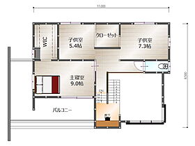 株式会社近江建設【山形】ゆとりある暮らしを叶える山形馬見ヶ崎モデルハウス1の間取り図2
