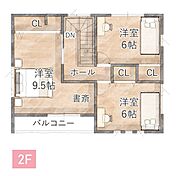 株式会社あいホーム大崎古川店 コンパクトな家モデルハウスの間取り図2