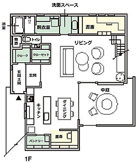 株式会社フリーダムデザイン北飯岡モデルハウスの間取り図1