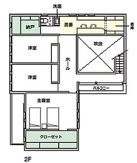 株式会社フリーダムデザイン北飯岡モデルハウスの間取り図2