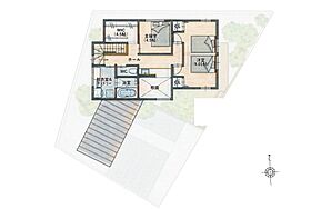 株式会社ライフステージ / ナチュラルハウス本郷モデルハウスの間取り図2