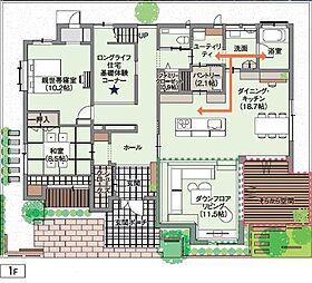 へーベルハウス静岡葵展示場の間取り図1