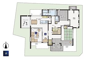 へーベルハウス静岡展示場の間取り図1