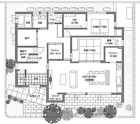 へーベルハウス浜松西展示場の間取り図1