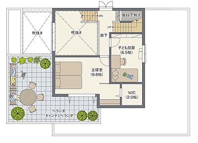 へーベルハウスヘーベルハウス|吉島展示場の間取り図3